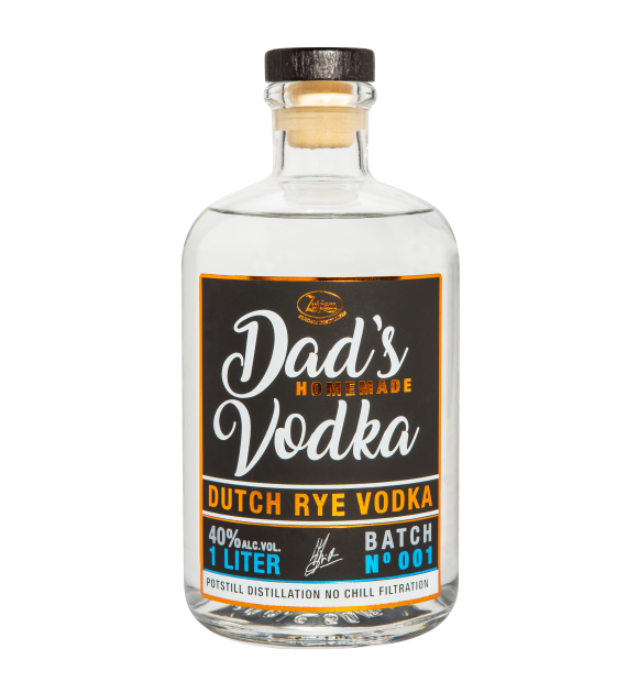 Dad’s Homemade Vodka - Dutch Rye Vodka
