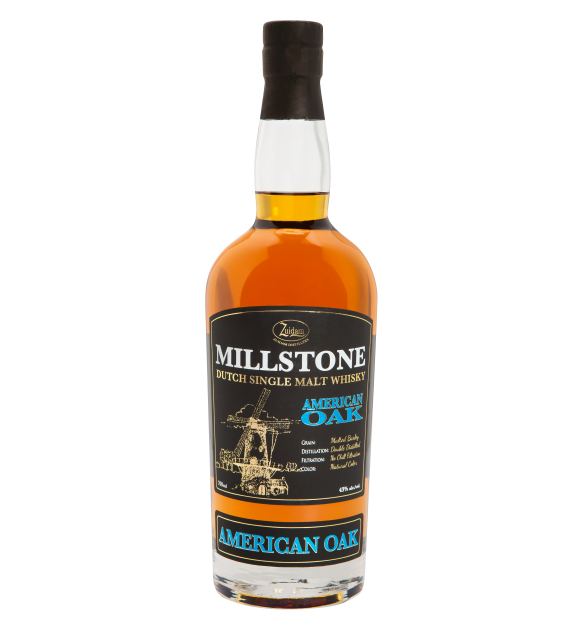 Ballonfles Promo Millstone American Oak + Gratis Glencairnglazen (geldig bij afname min. 24fl. a 700ml)